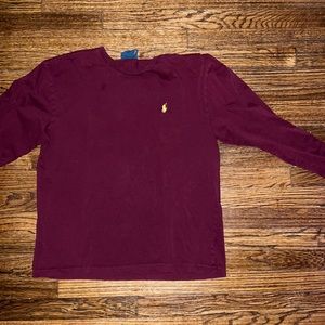 Ralph Lauren Polo Maroon w/ white Pony Thermal
Top size Medium